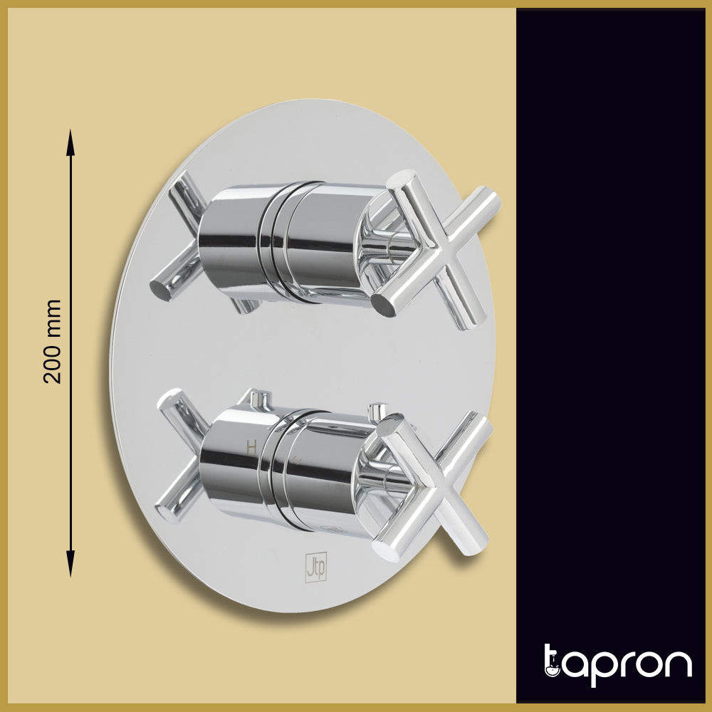 Chrome Single Outlet Concealed Shower Mixer Valve - Tapron