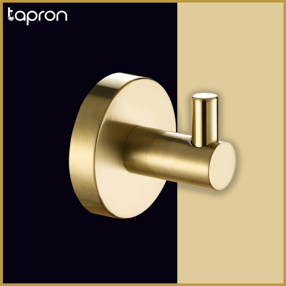 Gold Single Robe Hook -Tapron