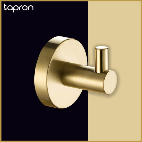 Gold Single Robe Hook -Tapron