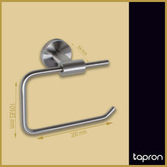 Modern Wall-Mounted Toilet Roll Holder - Dimension