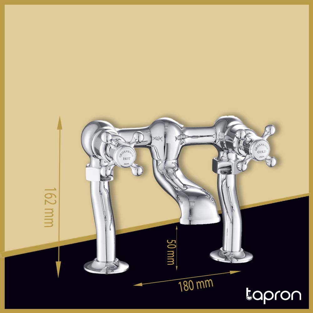 Chester Crosshead Bathroom taps-Tapron