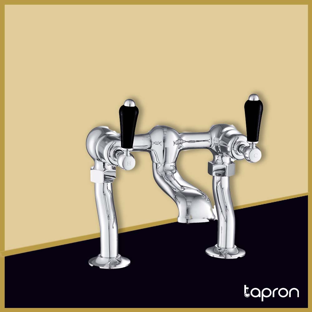 Traditional Deck Mounted Bath Filler Tap with Single Outlet –Tapron