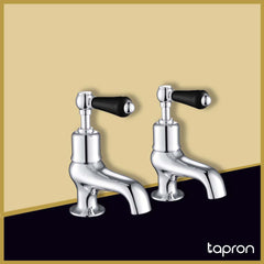  Victorian-style bath pillar mixer tap - Tapron