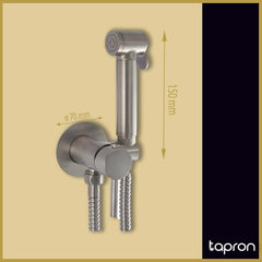 Stainless Steel Douche Spray Kit with Temperature Control - Dimension