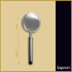 Stainless Steel Shower Handset in Round shape -  Dimension