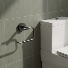 Toilet Roll Holder Brushed Black