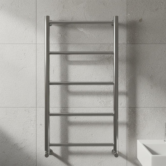 Towel rail radiator 800 x 500mm - dual fuel Ireland 1200