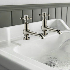 Traditional pillar tap set of basin