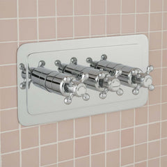 Traditional 2 Outlet Concealed Shower Mixer Valve