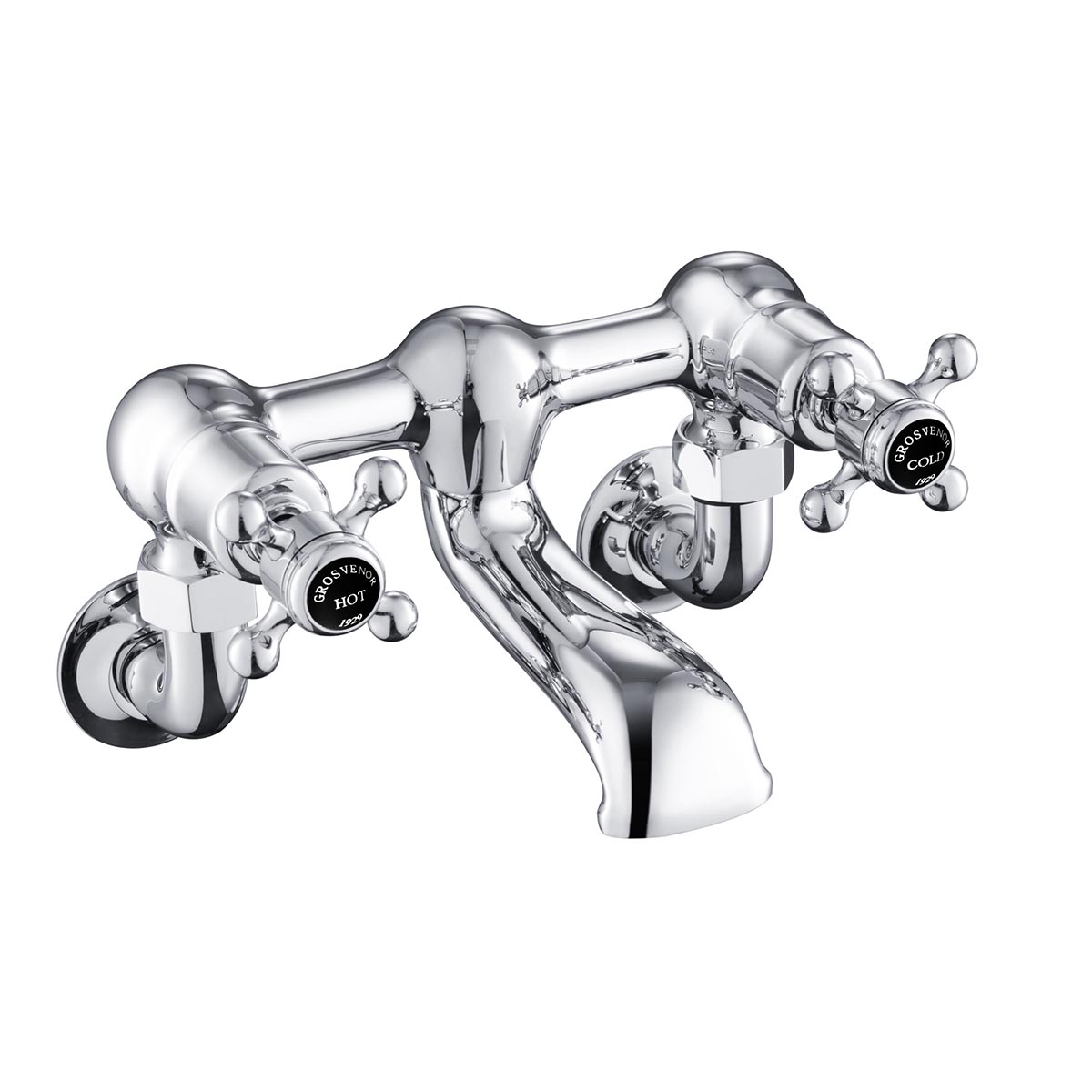 Traditional Bath Filler Tap Deck Mounted - Chrome in Ireland