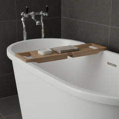 Traditional Freestanding Bath Mixer Tap with Black Levers – Chrome