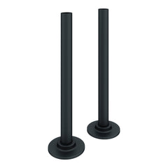 Pipes and flanges for radiator valves