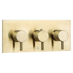 2 Outlet Thermostatic Concealed Shower Valve with Designer Handle [DH23693ABBR]