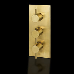 3 way concealed shower valve