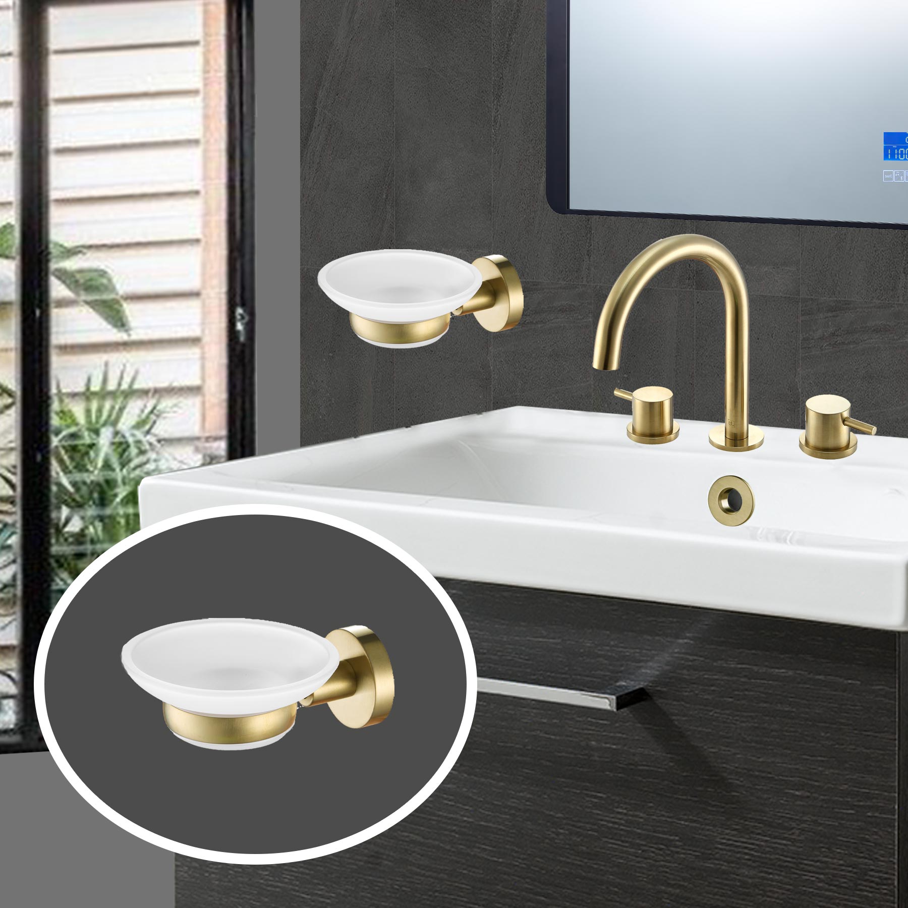 Gold Bathroom Accessories