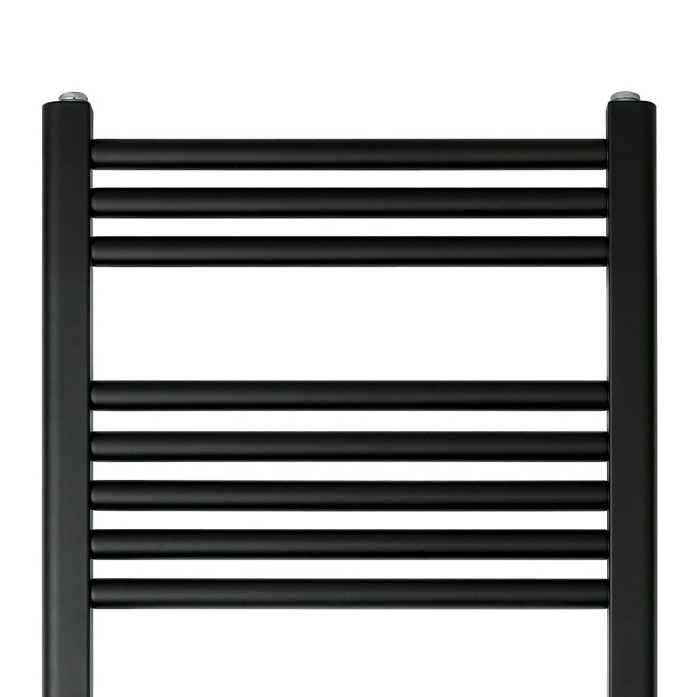 matt black column radiator