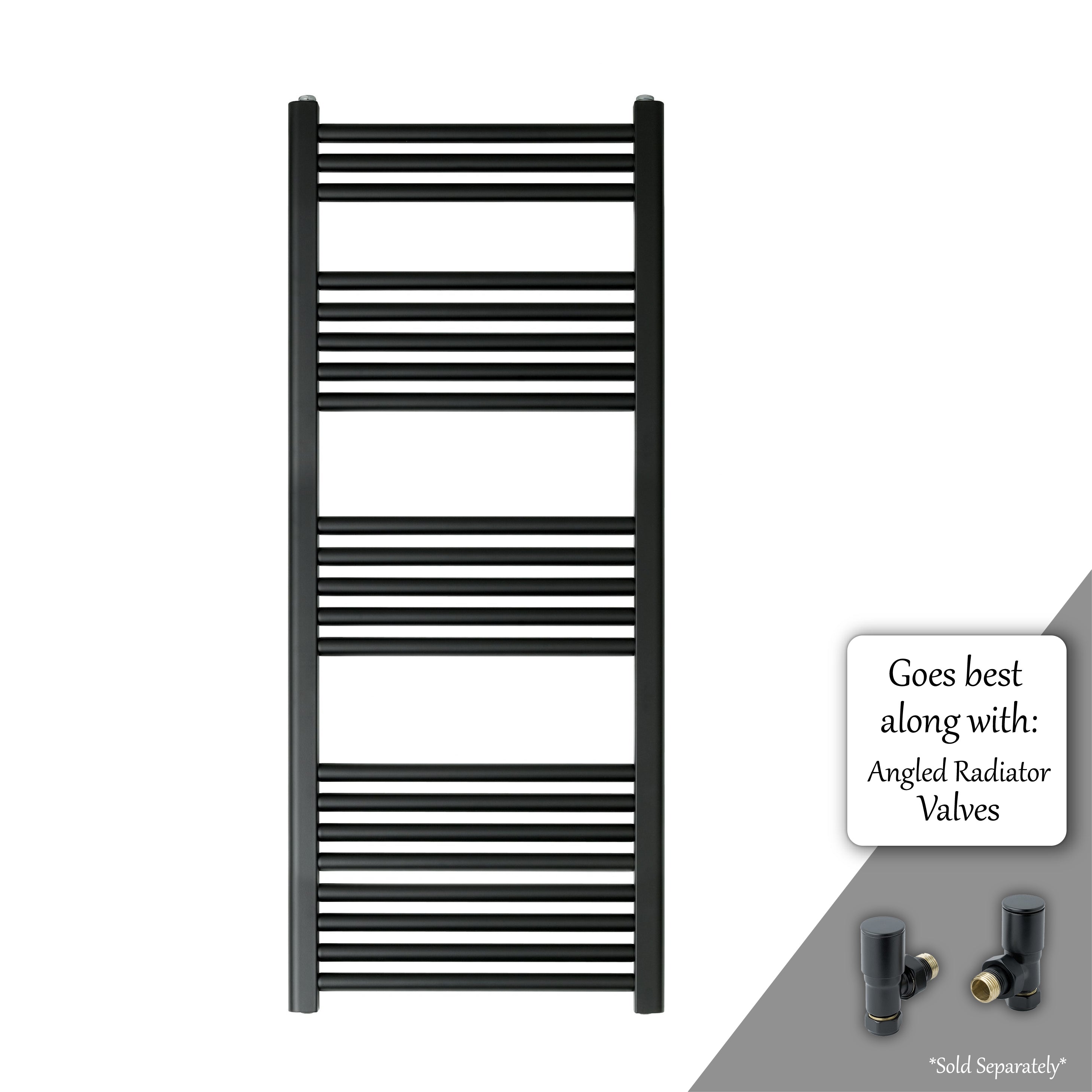 black towel radiator