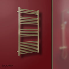 Brushed Gold Towel Radiator 1200mm x 600mm
