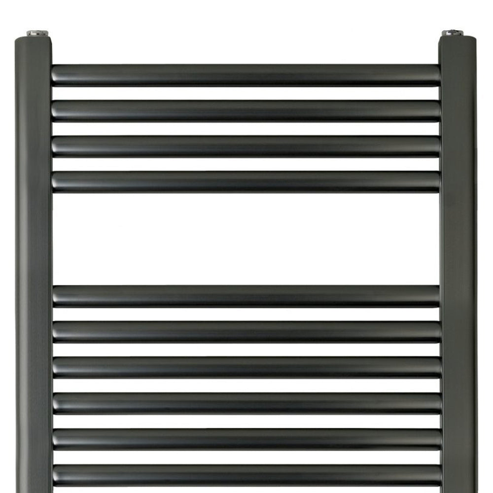 Black Heated Towel Rail