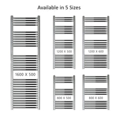 VOS Chrome Towel Rail Radiato