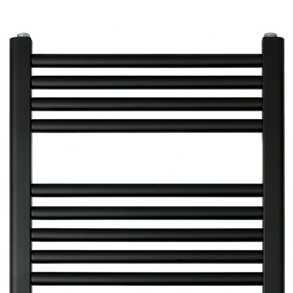 Black Heated Towel Rail Radiator