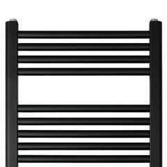 Black Heated Towel Rail Radiator