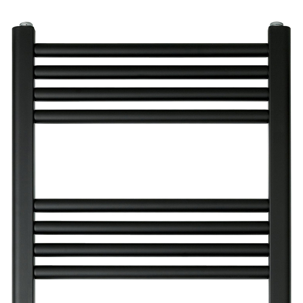 Black Heated Towel Rail Radiator