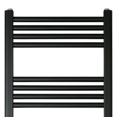Black Heated Towel Rail Radiator