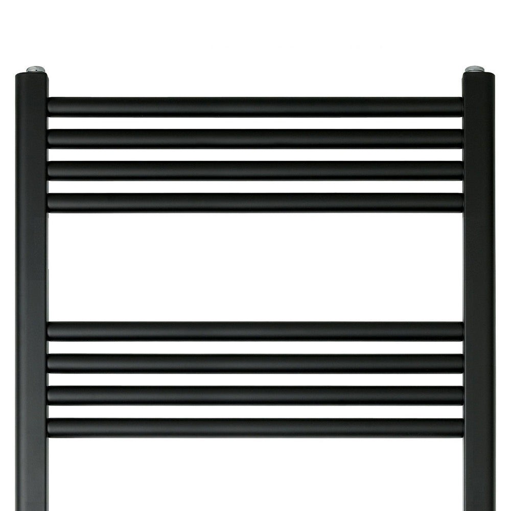 Black Heated Towel Rail Radiator