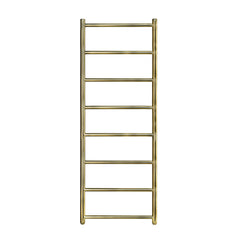 Dual Fuel brushed brass tall towel radiator Ireland  1200mm x 500mm 
