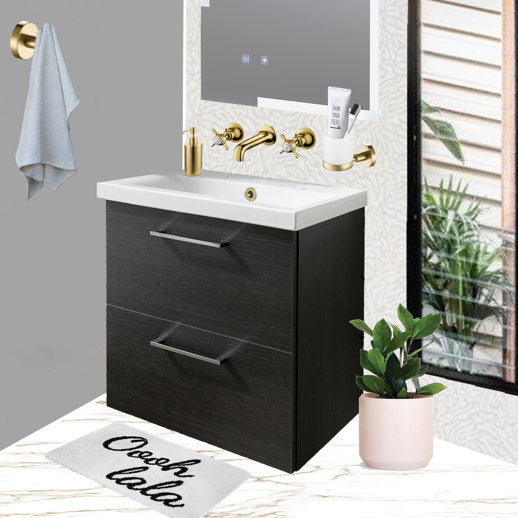 Gold Bathroom Accessories