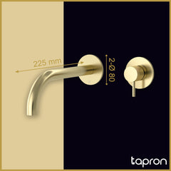 Modern sink tap for countertop basin - Dimension