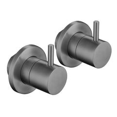 Wall Mounted Manual Valves - Brushed Black