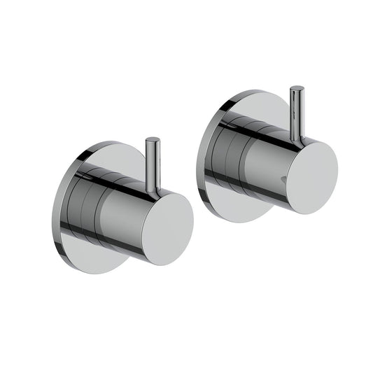 Wall Mounted Manual Valves - Chrome 1200