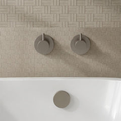 Wall Panel Brushed Stainless Steel On/Off Valves