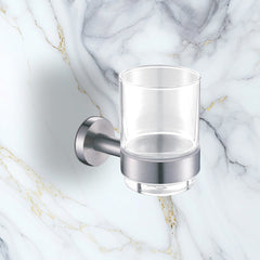 Wall mounted stainless steel tumbler