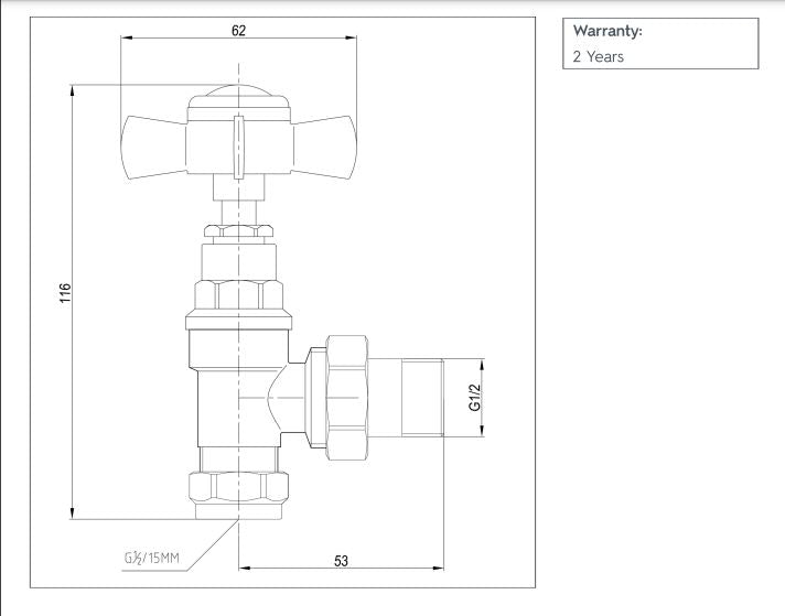 traditional antique radiator valves