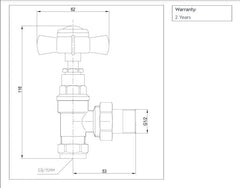 traditional antique radiator valves