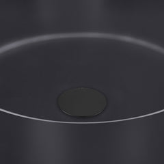 Black slotted basin waste