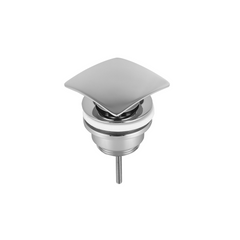 Chrome universal slotted and unslotted basin waste