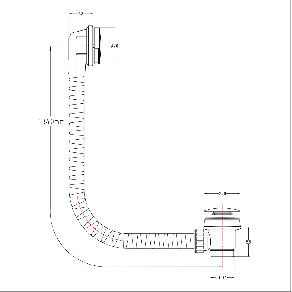 bath waste and overflow - Tapron