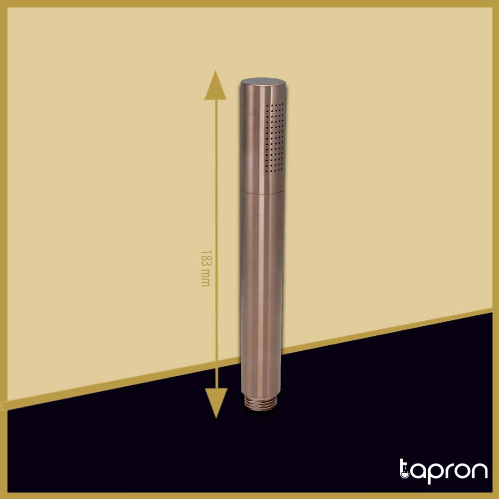 Brushed Bronze hand held shower head-Tapron