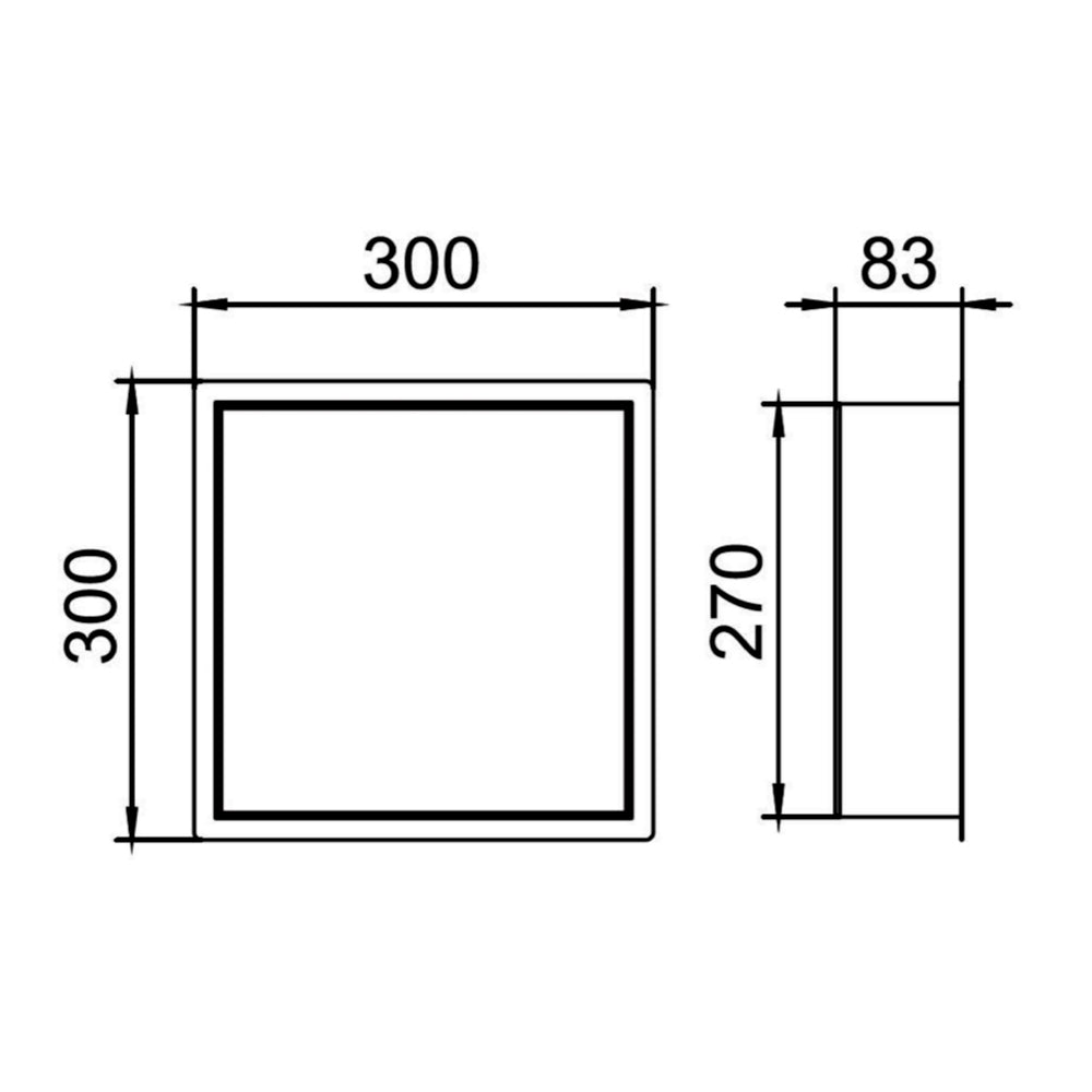 bronze shower niche - Tapron