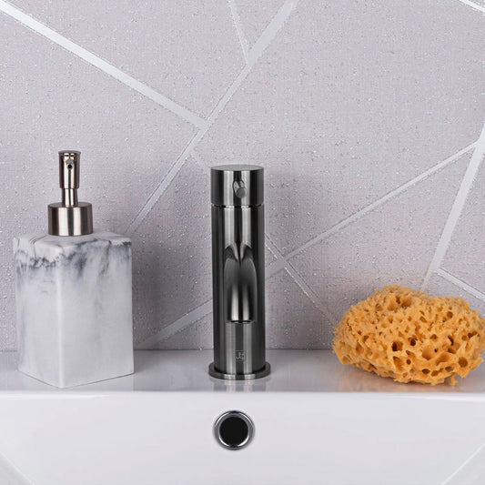 Black Basin Mixer Tap-Tapron