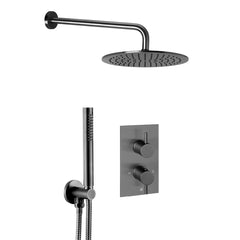 Wall mounted shower handset kit