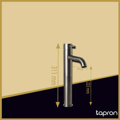 Black countertop basin tap dimension
