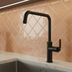 black mixer kitchen tap in Ireland 