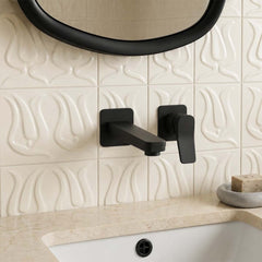  black wall mounted basin tap in Ireland 