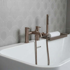 bronze bath tap with shower kit 