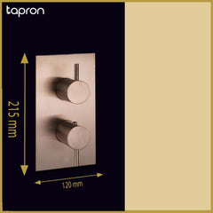 1 outlet thermostatic shower valve -Dimension
